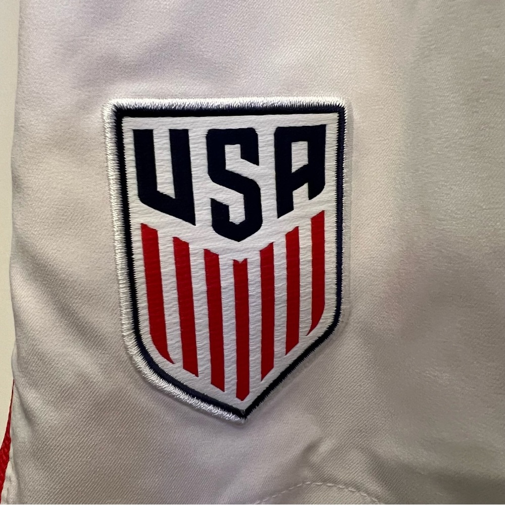 Nike Authentic U.S. Men's Soccer 16/17 Home Stadium Shorts White M 724639-100 - Picture 2 of 8